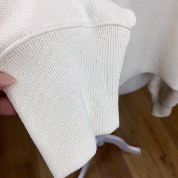 Champion Reverse Weave Old English Logo Cropped Hoodie Sweatshirt Size 2XL - Picture 8 of 10